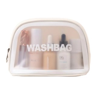 Washbag kosmetyczka rozkładana Biała