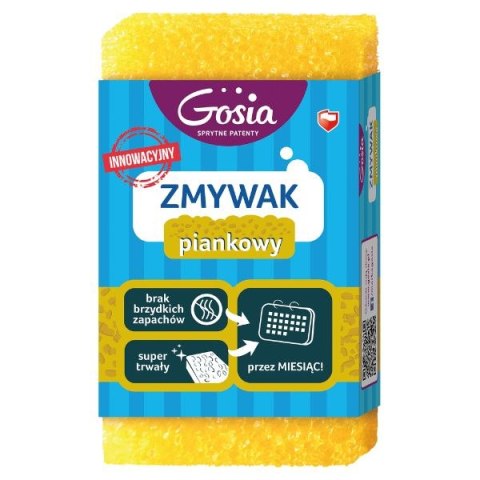 AGD GOSIA 3727 Zmywak piankowy nie pochł.zapachów innowac./20 8153 AGD GOSIA 3727 Zmywak piankowy nie pochł.zapachów innowac./20 8153