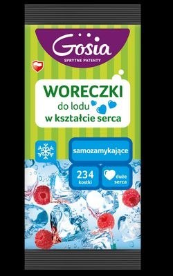 AGD GOSIA 9536 Woreczki na lód samozam.SERCA 234 kostki