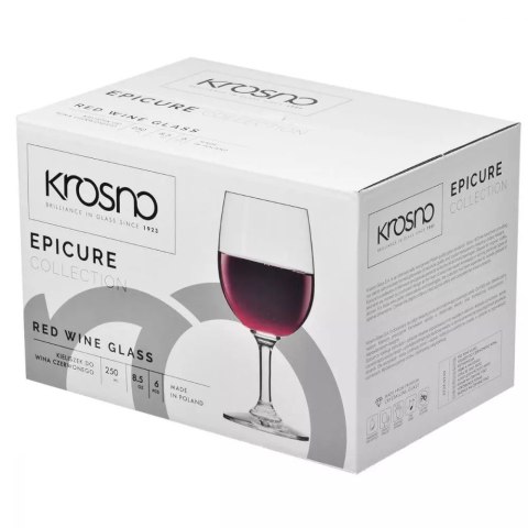 AGD Krosno - 3729 Kpl.6kiel.250ml.wino czerw.EPICURE