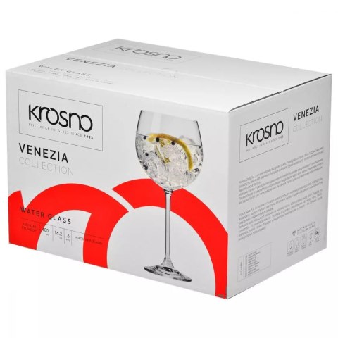 AGD Krosno - 5413 Kpl.6kiel.480ml.GOBLET VENEZIA