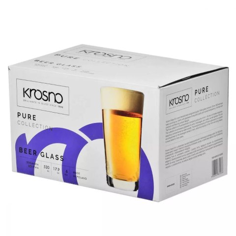 AGD Krosno - 5469 Kpl.6 szkl. 530ml PIWO PURE