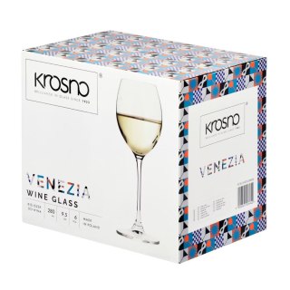 AGD Krosno - 8235 Kpl.6 kiel.250ml.VENEZIA wino białe (280ml)