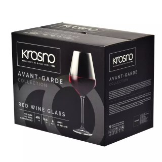 AGD Krosno - 9917 Kpl.6 kiel.490ml.wino/burgund (550ml)AVANT GARDE(Obs)