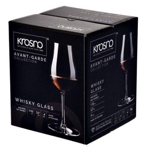 AGD Krosno - C684 Kpl.4kiel.110ml.do degustacji whisky AVANT GARDE