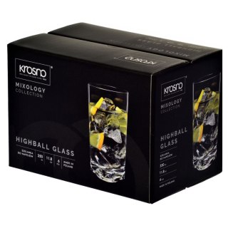 AGD Krosno - C810 Kpl.6szkl.350ml.long MIXOLOGY kierki (390) PREMIUM