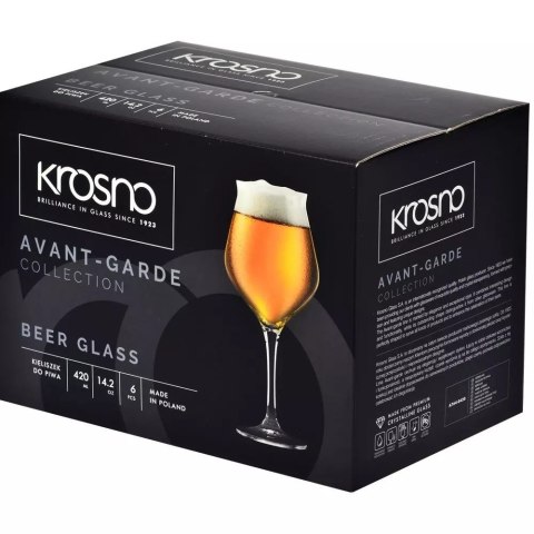 AGD "SC Krosno - A7640 Kpl.6 kiel. 420ml degustac. piwo AVANT-GARDE