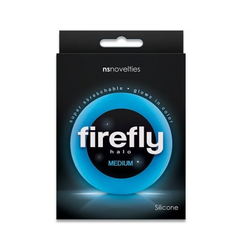 Firefly Halo Medium świecący w ciemności pierścień erekcyjny Blue