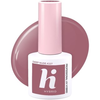 HI HYBRID Lakier hybrydowy Travel #227 Deep Nude 5ml