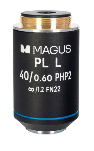 MAGUS Obiektyw MAGUS 40HP 40х/0,60 Plan L phase PHP2 ∞/ 1,2 WD 3,5 mm