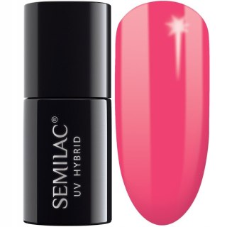 SEMILAC Lakier hybrydowy 042 Neon Raspberry 7 ml