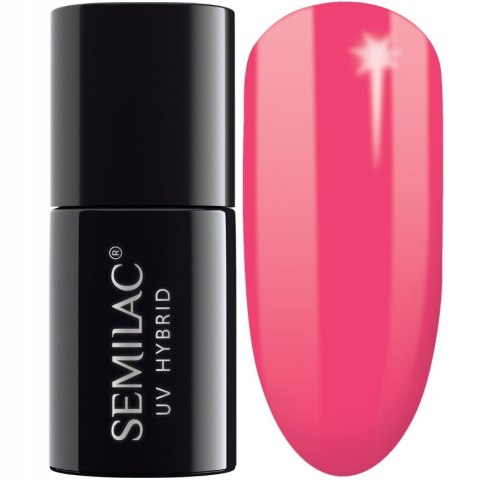 SEMILAC Lakier hybrydowy 042 Neon Raspberry 7 ml SEMILAC Lakier hybrydowy 042 Neon Raspberry 7 ml