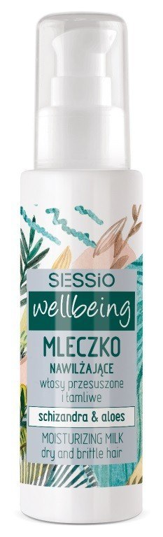 SESSIO Wellbeing Mleczko nawilżające do włosów Schizandra & Aloes 100 ml