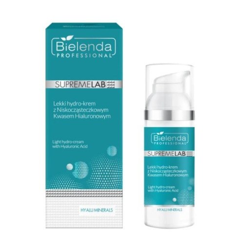 BIELENDA PROFESSIONAL Supremelab Hyalu Minerals Lekki hydro-krem z niskocząsteczkowym Kwasem Hialuronowym 50 ml