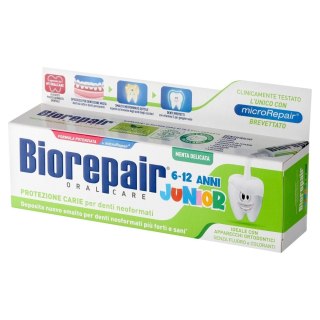 BIOREPAIR Junior 6-12 lat Pasta do zębów bez fluoru 75 ml