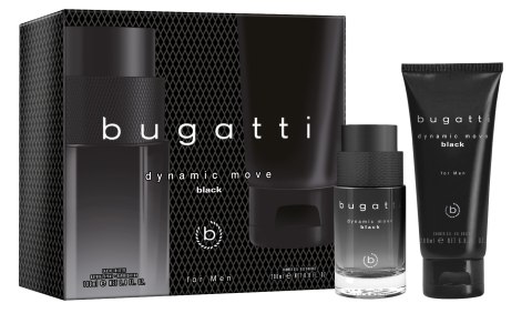 BUGATTI Zestaw prezentowy Dynamic Move Black for Men ( woda toaletowa 100ml+żel pod prysznic 200ml) BUGATTI Zestaw prezentowy Dynamic Move Black for Men ( woda toaletowa 100ml+żel pod prysznic 200ml)