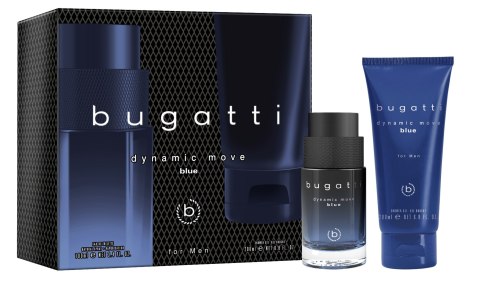BUGATTI Zestaw prezentowy Dynamic Move Blue for Men ( woda toaletowa 100ml+żel pod prysznic 200ml) BUGATTI Zestaw prezentowy Dynamic Move Blue for Men ( woda toaletowa 100ml+żel pod prysznic 200ml)
