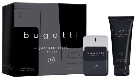 BUGATTI Zestaw prezentowy Signature Black for Men ( woda toaletowa 100ml+żel pod prysznic 200ml) BUGATTI Zestaw prezentowy Signature Black for Men ( woda toaletowa 100ml+żel pod prysznic 200ml)