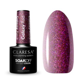 CLARESA Lakier hybrydowy Galaxy - Red 5g