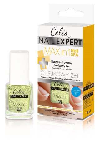 Celia Nail Expert Skoncentrowany olejkowy żel do paznokci i skórek Max in 1 Nail SPA 10ml