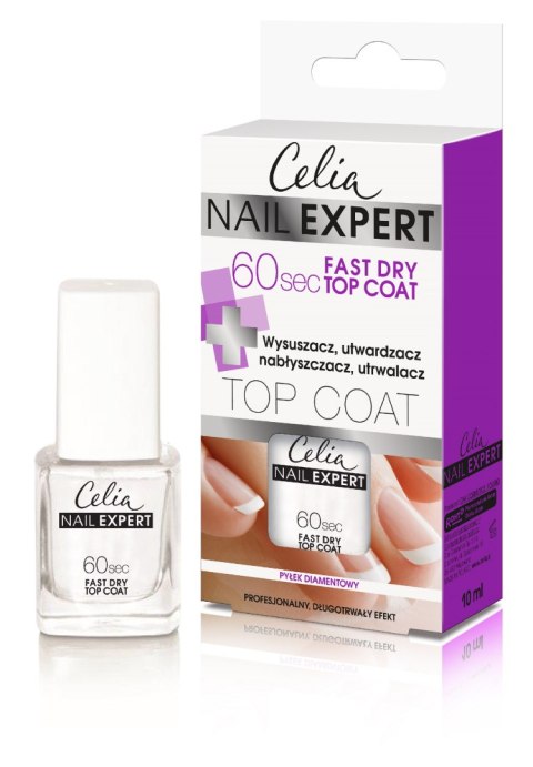 Celia Nail Expert Top Coat 60s Fast Dry 10ml Celia Nail Expert Top Coat 60s Fast Dry 10ml