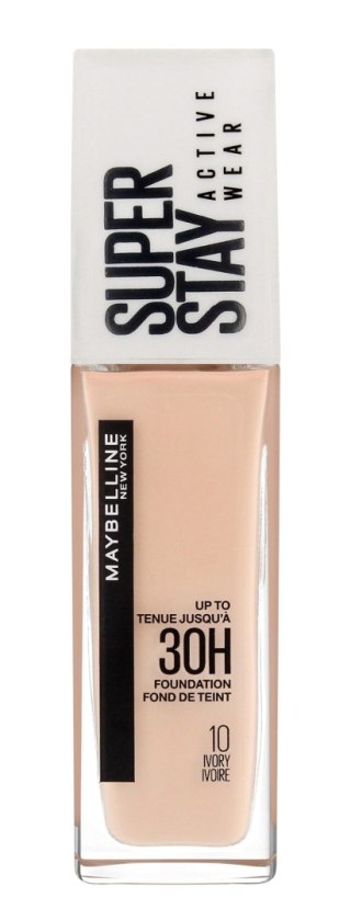 Maybelline Super Stay Active Wear 30H Podkład długotrwały nr 10 Ivory 30ml