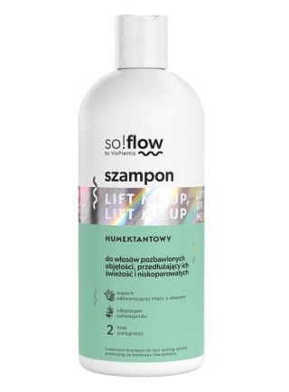 SO!FLOW Humektantowy szampon do włosów pozbawionych objętości, przedłużający ich świeżość 300 ml