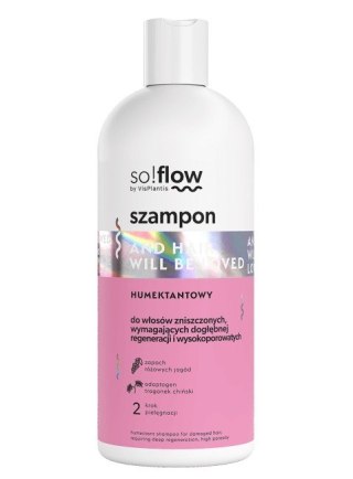 SO!FLOW Humektantowy szampon do włosów zniszczonych, wymagających regeneracji 300 ml