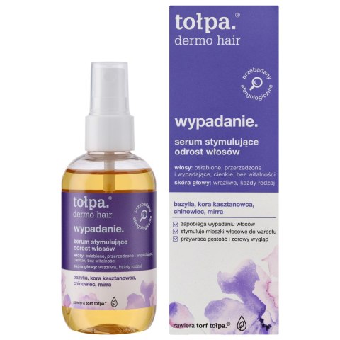 TOŁPA Dermo Hair Wypadanie Serum stymulujące odrost włosów 100 ml TOŁPA Dermo Hair Wypadanie Serum stymulujące odrost włosów 100 ml