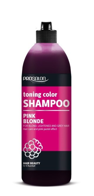 CHANTAL ProSalon Pink Blonde Szampon tonujący kolor do włosów blond,rozjaśnianych i siwych 500g