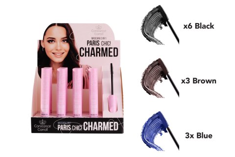 CONSTANCE CARROLL Zestaw Mascara 12xCharmed 6xBlack+3xBlue+3xBrow CONSTANCE CARROLL Zestaw Mascara 12xCharmed 6xBlack+3xBlue+3xBrow
