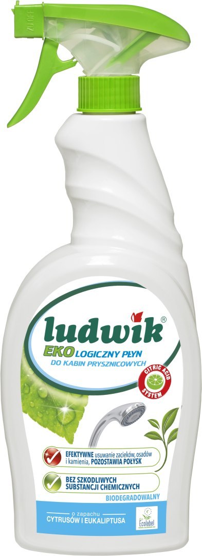 Ludwik 750ml Ekologiczny płyn do mycia kabin prysz.i powierz.łazience /6