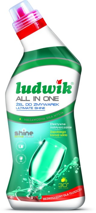 Ludwik 750ml żel d/zmyw.bezfosforanowy /6