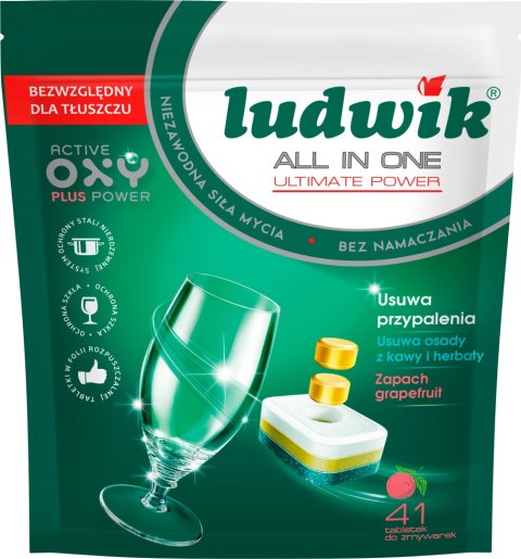 Ludwik tabletki do zywarek grapefruit 41 szt/7