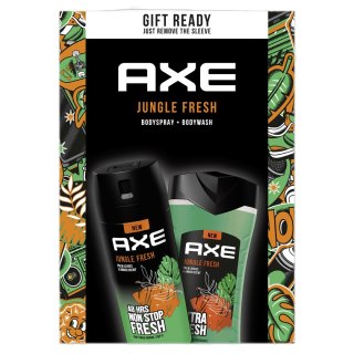 AXE Zestaw prezentowy męski Dark Jungle Deo spray 150 ml + żel 250 ml