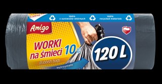 AGD AMIGO 7803 Worki na śm.120l 10szt /12 8277