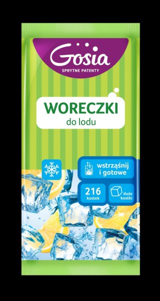 AGD GOSIA 4395 Woreczki do lodu "wstrząśnij i gotowe" duże kostki/26