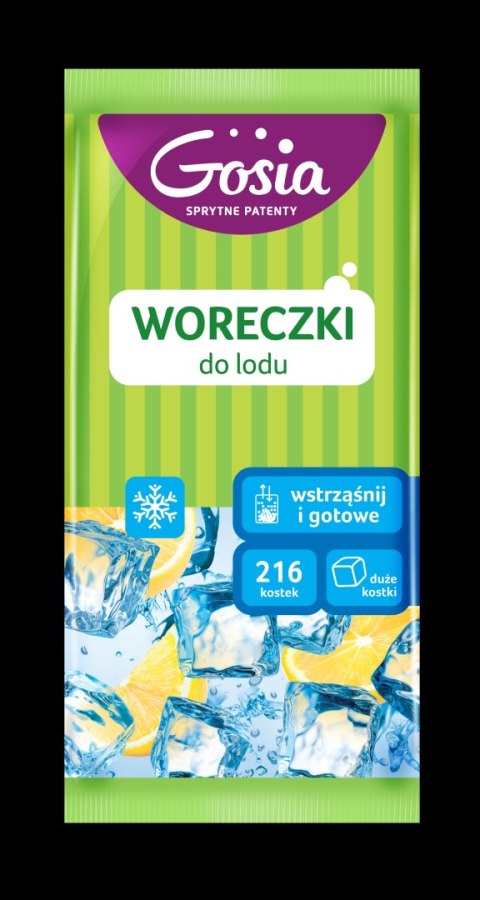 AGD GOSIA 4395 Woreczki do lodu "wstrząśnij i gotowe" duże kostki/26