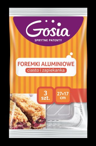 AGD GOSIA 6078 Foremki alum. ciasto/zapiek.kpl. 3szt./10 3728