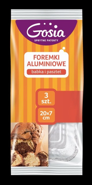 AGD GOSIA 6092 Foremki alumin. babka/pasztet a3szt./10