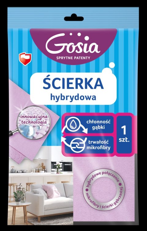 AGD GOSIA 7766 Ścierka mikrofibra hybrydowa powlekana/20 7804