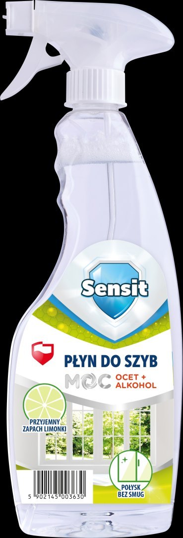 AGD SENSIT 3630 Plyn do szyb 500ml.SPRAY limonka/12 6550