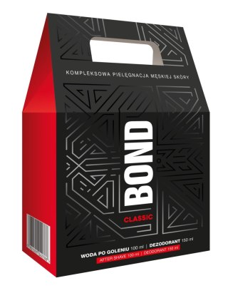 BOND Classic Zestaw prezentowy męski - Woda po goleniu 100 ml + Dezodorant 150 ml