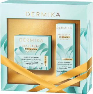 DERMIKA Zestaw prezentowy Maestria Skin Matrix Repair 60+ krem na dzień i noc 50ml+serum 30ml