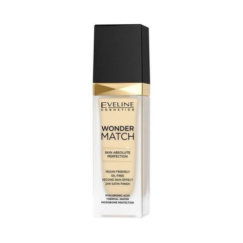 EVELINE Wonder Match Podkład dopasowujący się do cery nr 001 Ivory 30 ml EVELINE Wonder Match Podkład dopasowujący się do cery nr 001 Ivory 30 ml