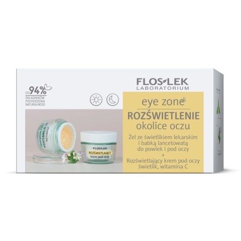 FLOSLEK Zestaw prezentowy Eye Zone Rozświetlenie okolice oczu FLOSLEK Zestaw prezentowy Eye Zone Rozświetlenie okolice oczu