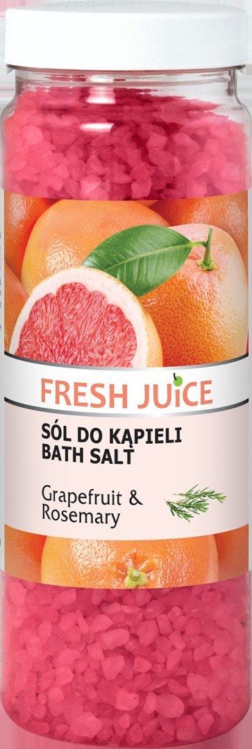 FRESH JUICE Sól do kąpieli - Grejfrut i Rozmaryn 700g