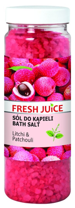 FRESH JUICE Sól do kąpieli Litchi i Paczula 700g