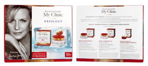 JANDA Zestaw prezentowy My Clinic Kriology 50+ (krem na dzień 50ml + krem na noc 50ml + krem pod oczy 15ml) JANDA Zestaw prezentowy My Clinic Kriology 50+ (krem na dzień 50ml + krem na noc 50ml + krem pod oczy 15ml)