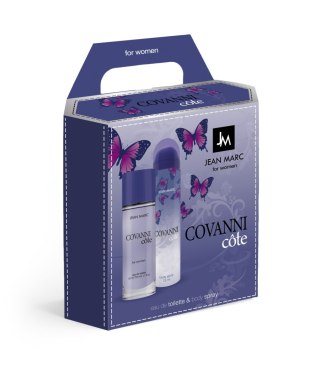 JEAN MARC Covanni Cote Zestaw prezentowy damski - woda toaletowa 50 ml + dezodorant 75 ml